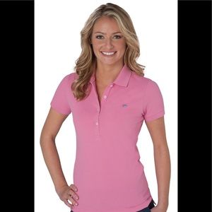 Southern Tide Skipjack Polo pink XS EUC